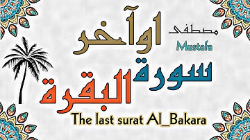اوآخر سورة البقرة| The end of Surah Al-Baqarah 🌷مصطفى |Mustafa
