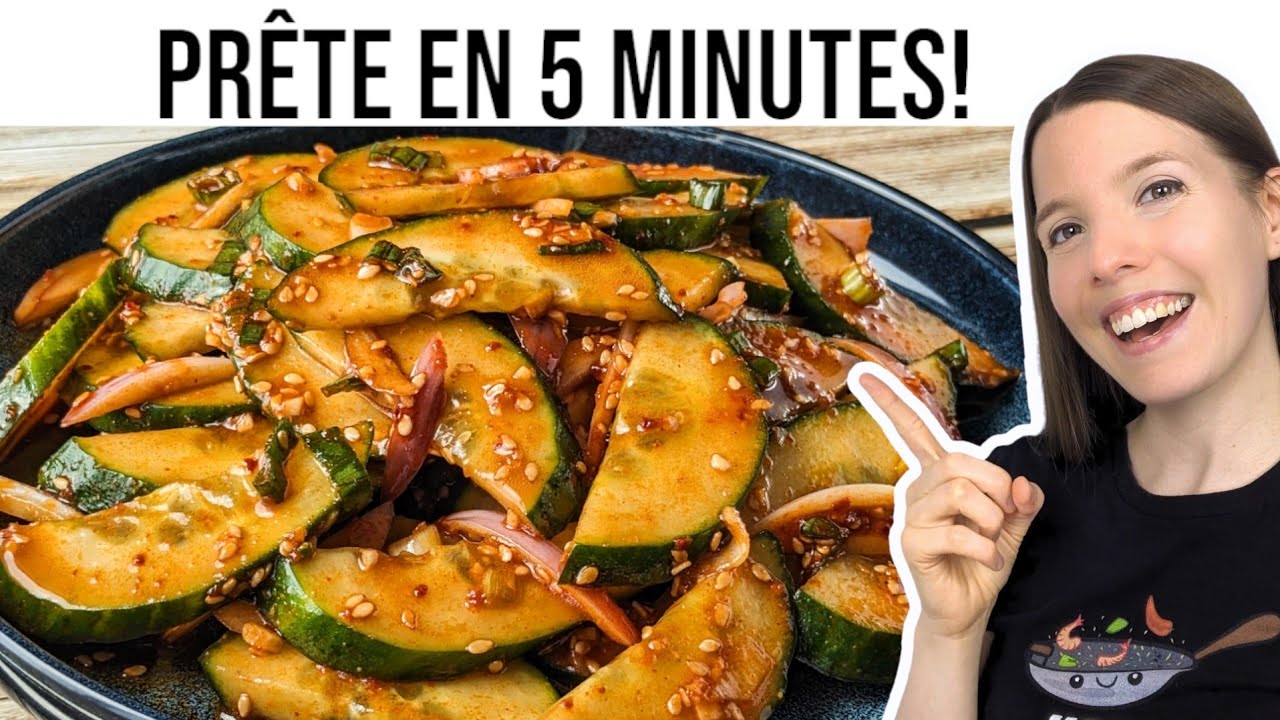 Facile et Rapide: Salade de Concombre au Gochujang - HOP DANS LE WOK