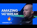 Zak surety scores a 147 break against ding junhui    2024 world open highlights