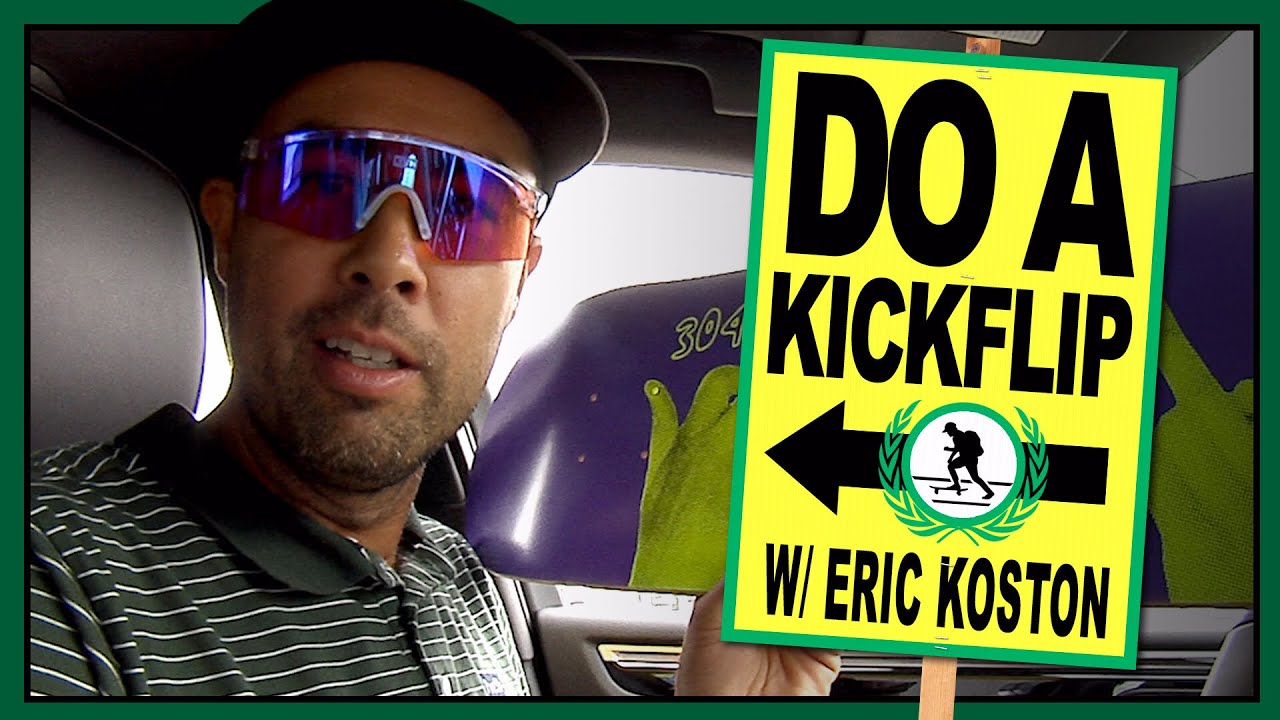 Eric Koston Do a Kickflip デッキ サイン入り Do A Kickflip!