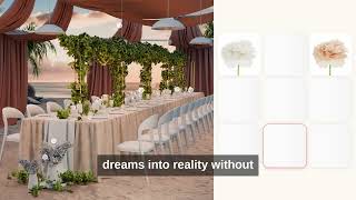 Designing a Dream Wedding Aisle 💍 Romantic Wedding Decor in VENUE screenshot 2