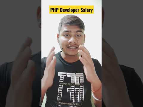 PHP developer salary in India #shorts #phpdeveloper #phpdevelopersalary
