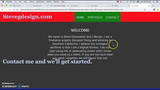 Dreamweaver site #14 (Contact Form)