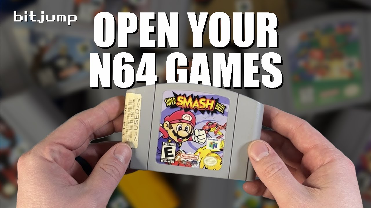 Opening N64 Games Clean, Refurbish and Replace the Battery in a