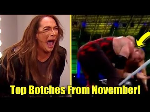 10 MUST SEE WRESTLING BOTCHES From The Month Of November! - YouTube