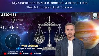 asrolog lesson 88 : "✨ Jupiter in Libra: Seeking Balance and Diplomatic Harmony 🌟 | #astrology
