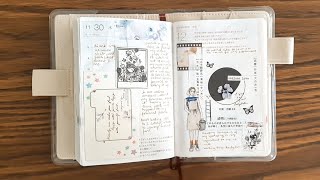 Hobonichi A6 December 2022 Flip Through