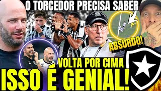 BOTAFOGO DEU UM NÓ TÁTICO NA MÍDIA COM ESSA DECISÃO! | Textor, Franclim Carvalho, Sportv/PC E+++