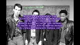 Dead Kennedys-Soup is Good Food (lyrics video)