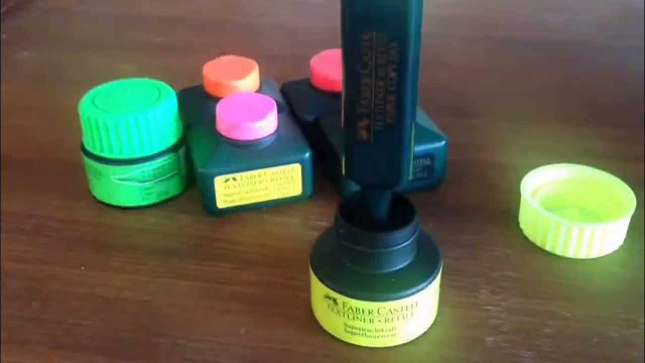 How to refill FaberCastell Textliner with Textliner 1549 Automatic