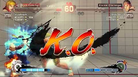 Ultra Street Fighter IV battle FocusAttack: Ken vs Ryu