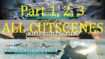 Final Fantasy Mobius FF7 Fatal Calling ALL CUTSCENES