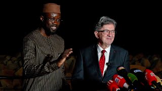 Déclaration d'Ousmane Sonko et de JeanLuc Mélenchon à Dakar