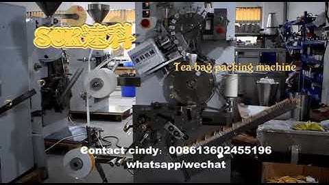Cameroon Tea bag packing machine with string and tag function without outer bag