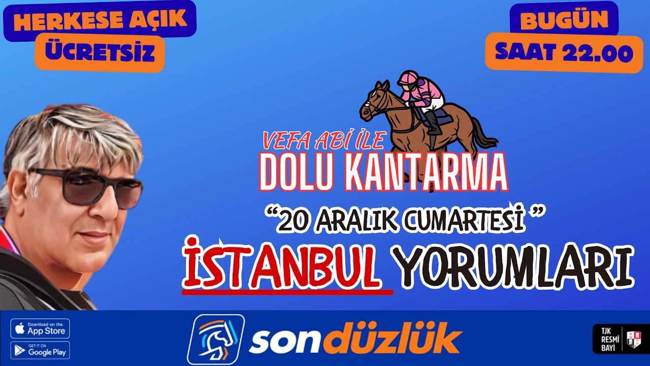 20 Aralık  İSTANBUL İstanbul Koşu Yorumları | Vefa Abi İle Dolu Kantarma | CANLI YAYIN