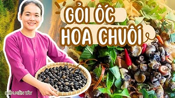 Gỏi Ốc Bóp Hoa Chuối & Ốc Xào Sả Ớt Ngon Tê Lưỡi - Diễm Miền Tây