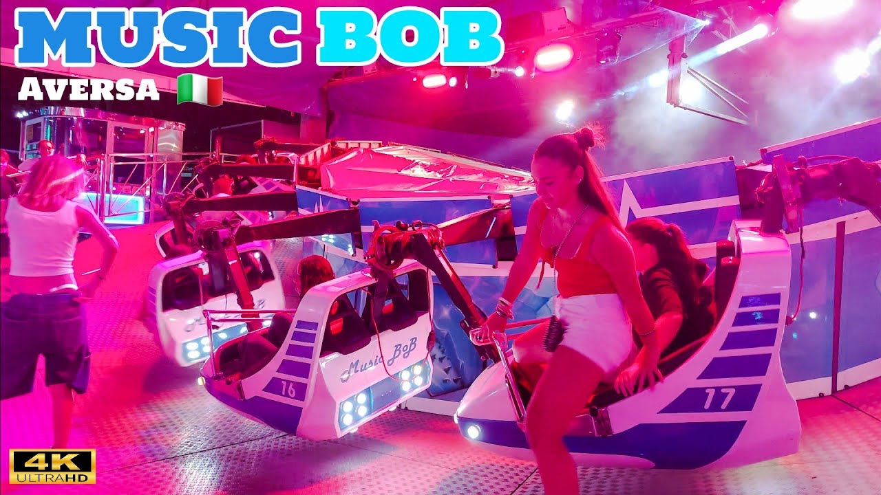 MUSIC BOB Giostre 2024 Rides 🇮🇹 Lunapark 4K