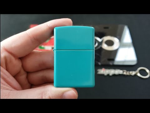 Zippo 49454 classic flat turquoise
