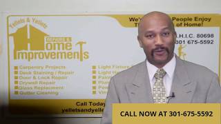 Yellets Yellets Home Improvements and repair handyman servicing Washington DC and Maryland
