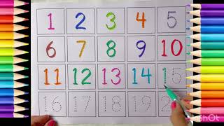 Number Tracing for Kids | Learn to Write Numbers 1-10 | Fun Preschool Learning Video