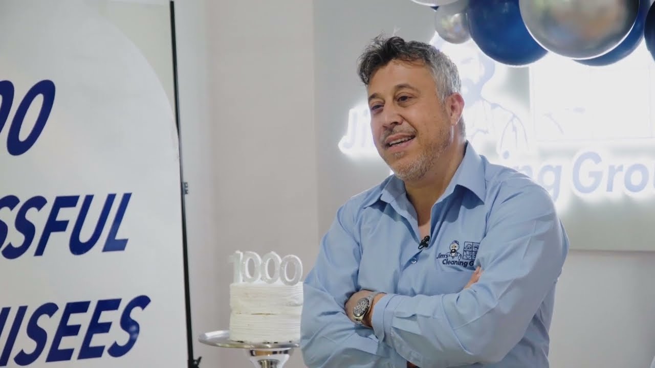 Jim's Cleaning surpassing the 1000 franchisee milestone!