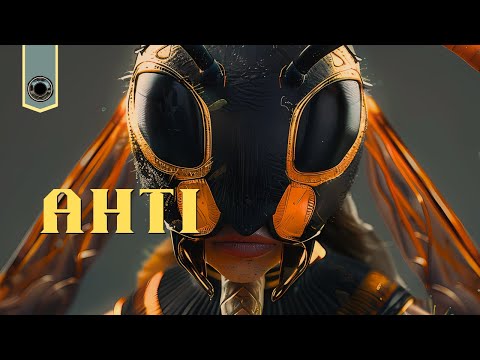 آتی الهه مصری با سر زنبور 