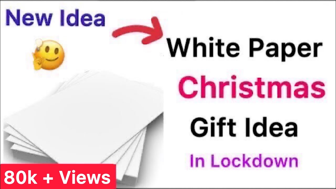 Christmas Gifts! (Friends, Teachers, Parents) | White paper Christmas