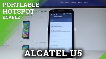 How to Enable Portable Hotspot on ALCATEL U5 - Wi-Fi Sharing |HardReset.Info