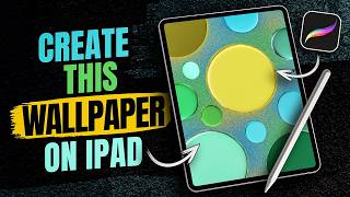 Easy Abstract Wallpaper Design in Procreate | Step-by-Step iPad Tutorial screenshot 4