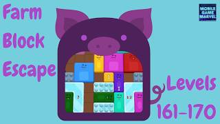 Farm Block Escape Levels 161-170 Gameplay/Tutorials (Very Hard Levels) #mobilegame #walkthrough