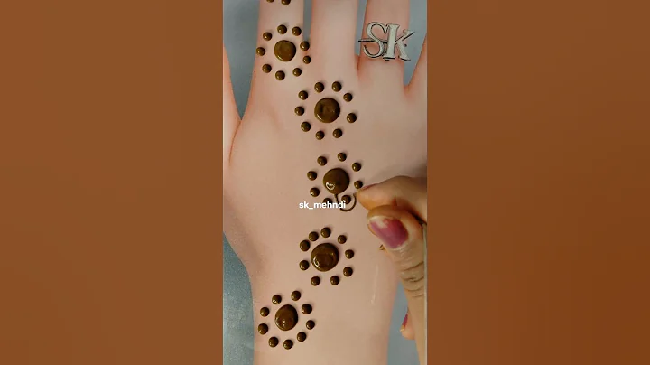Easy And Simple Mehndi Design || New Mehndi design 2025 || #skmehandi #mehndi