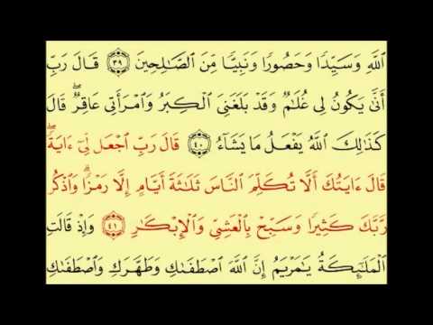 قال رب اجعل لي آية قال آيتك ألا تكلم الناس ثلاثة أيام إلا رمزا واذكر ربك كثيرا وسبح بالعشي والإبكار