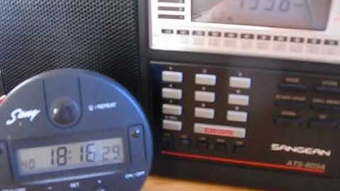 RWM time signals and DCF77 controlled radio clock