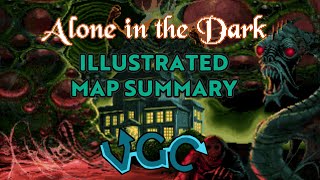 Information ALONE IN THE DARK (1992) Illustrated Map Walkthrough Guide
