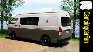 【KUMA Q：ドリームドライブ】ハイエーススーパーロングをベース車にしたバンライフに適したバンコンキャンピングカー