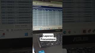 Laporan Procurement Pengadaan Barang dan Jasa  #LaporanProcurement #excel #PengadaanBarangDanJasa
