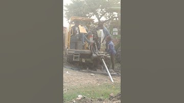 Underground pipe insertion process- Good tools and machinery make work easy