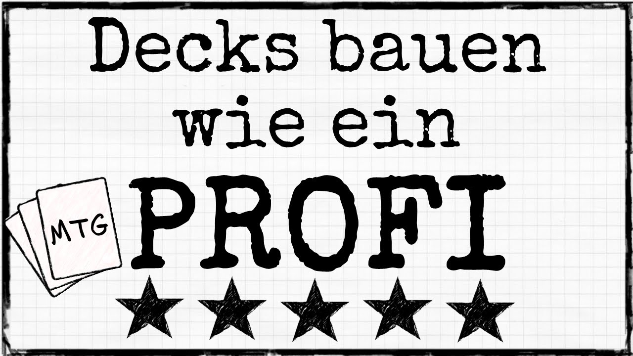 8 Fehler beim Deckbau, und wie man sie vermeidet | Mtg Deckbau Tutorial [Deutsch]