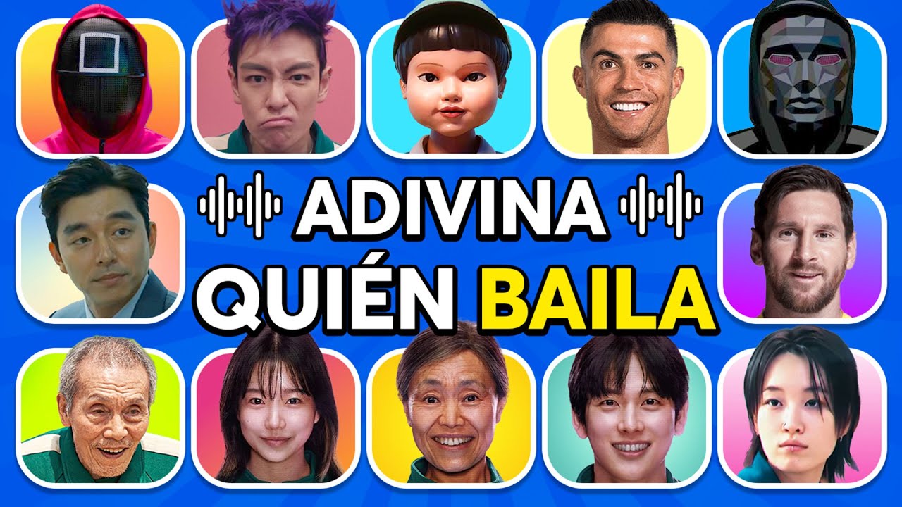 Adivina El PERSONAJE de EL JUEGO DEL CALAMAR 3 😱🤔456💚Líder🖤Jugadora 222💙👧Adivina La Voz