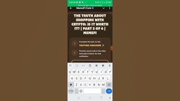 The Truth About Shopping with Crypto: Is It Worth It? | Part 2 of 6 | MemeFi |Memefi Today#youtube