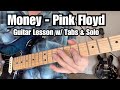 PINK FLOYD Guitar Lesson MONEY