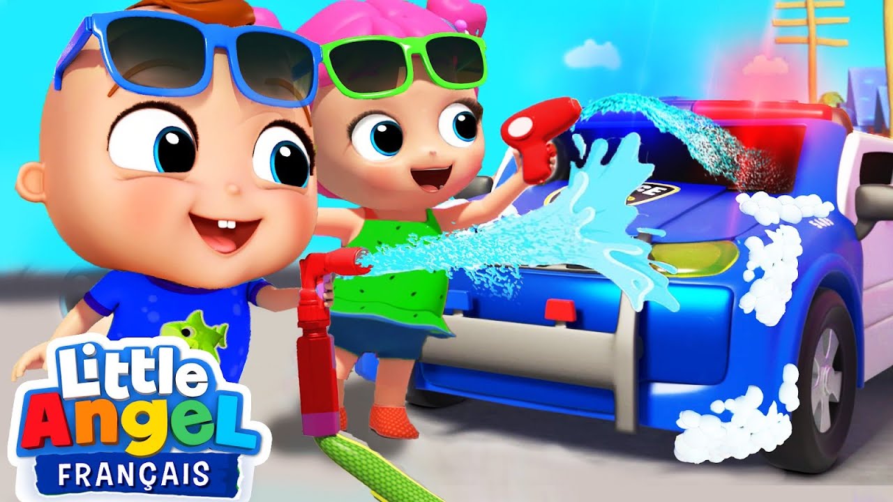 Notre laveauto maison Comptines avec Bébé Louis Little Angel