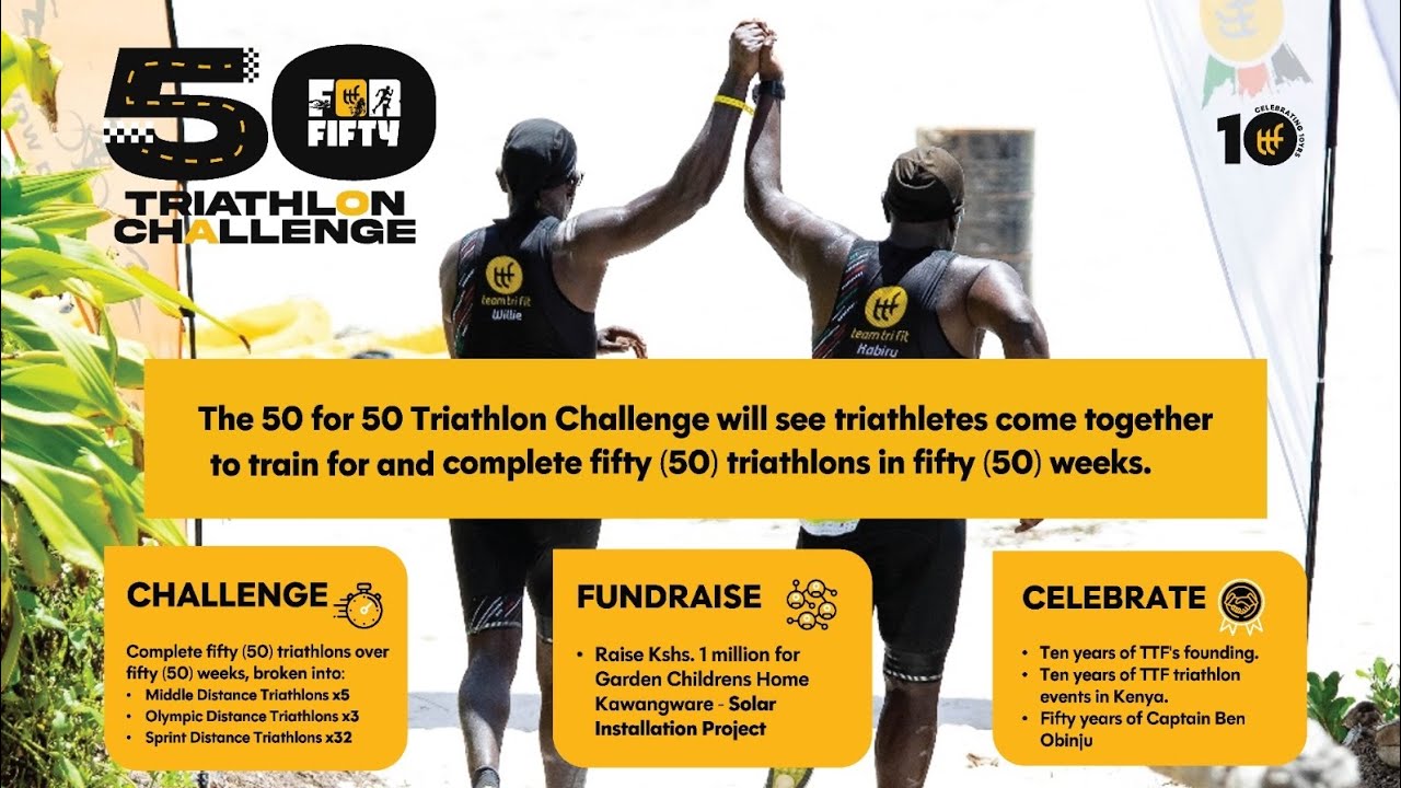 50 for 50 Triathlon Challenge 