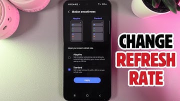 How to Set Screen Refresh Rate on Samsung Galaxy S24 FE