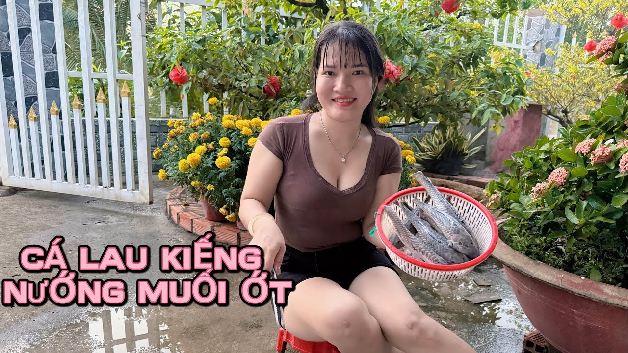 Cá Lau Kiếng Nướng Muối Ớt mồi cực bén mà không bị tanh Mùi Cá 