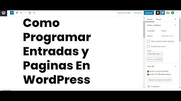 ¿Cómo Publicar Automáticos Las Entradas de Pagina Web en Wordpress? Programar Publicaciones de Post