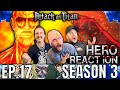 Attack On Titan "HERO" REACTION!!!! | 3x17 | BEST EPISODE EVER