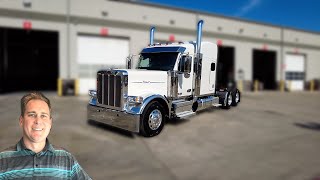 Pearl White Diamond 2025 Peterbilt 589 Legendary Package  SOLD