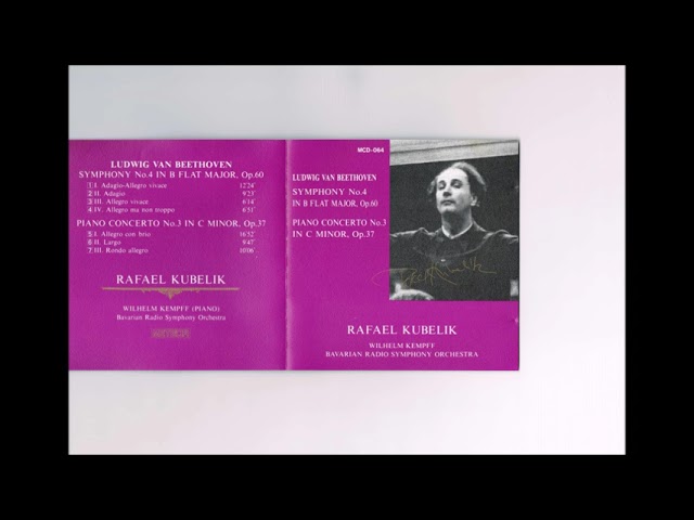 Beethoven - Symphony No.4 Kubelik BRSO live - YouTube