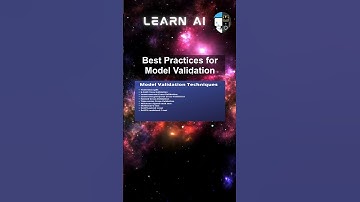 Best Practices for Model Validation #ai #artificialintelligence #machinelearning #aiagent #Best